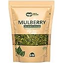 Mulberry Leaf Tea 8 Oz, Dried Crushed Leaves, Best Caffeine Free Tea - Way4Organic (1 Pack)