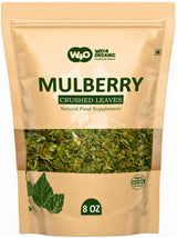 Mulberry Leaf Tea 8 Oz, Dried Crushed Leaves, Best Caffeine Free Tea - Way4Organic (1 Pack)