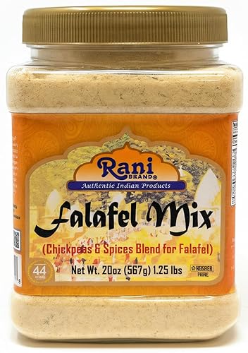 Rani Falafex Mix (Chickpeas & Spices Blend for Falafel) 20oz (1.25lbs) 567g PET Jar ~ Gluten Friendly | NON-GMO | Kosher | Product of USA