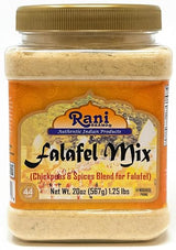 Rani Falafex Mix (Chickpeas & Spices Blend for Falafel) 20oz (1.25lbs) 567g PET Jar ~ Gluten Friendly | NON-GMO | Kosher | Product of USA