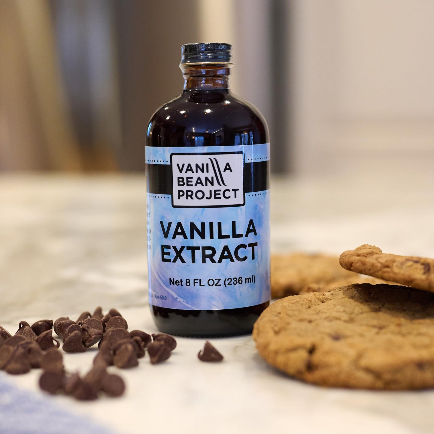 Pure Vanilla Extract | Cooking and Baking Necessity | Vanilla Bean Project | 8 Ounce