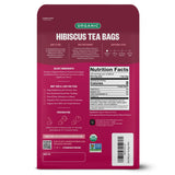 FGO Organic Hibiscus Tea, 100 Count, Eco-Conscious Tea Bags, Caffeine Free, Packaging May Vary (Pack of 1)