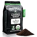 The Bean Organic Coffee Company Il Espresso, Classic Dark Roast, Ground Coffee, 16-Ounce Bag, Café molido tostado orgánico