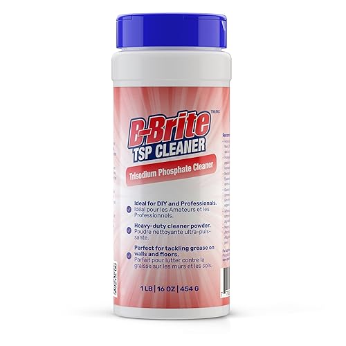 B-BRITE TSP Cleaner - Wall Cleaner for Painting - Powder Cleaner for Kitchen, Walls, Floors and Automotive, 1LB of Powder Cleaning Solution