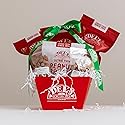 Gourmet Popcorn Gift Set - Wrapped and ready to gift! Est 1934 - Caramel Popcorn, Cheese Popcorn, Kettle Corn, Peanut Brittle, Cinnamon Roasted