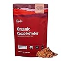Raaka Chocolate Organic Cacao Powder - Unsweetened, Non-Alkalized, Perfect for Baking, Substitute for Cocoa Powder - Gluten-Free, Soy-Free, Sugar-Free, Allergen-Friendly - 8oz Resealable Bag