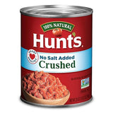 Hunt’s No Salt Added Crushed Tomatoes, Perfect for Chili & Soups, 28 oz. Can