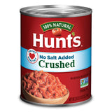 Hunt’s No Salt Added Crushed Tomatoes, Perfect for Chili & Soups, 28 oz. Can