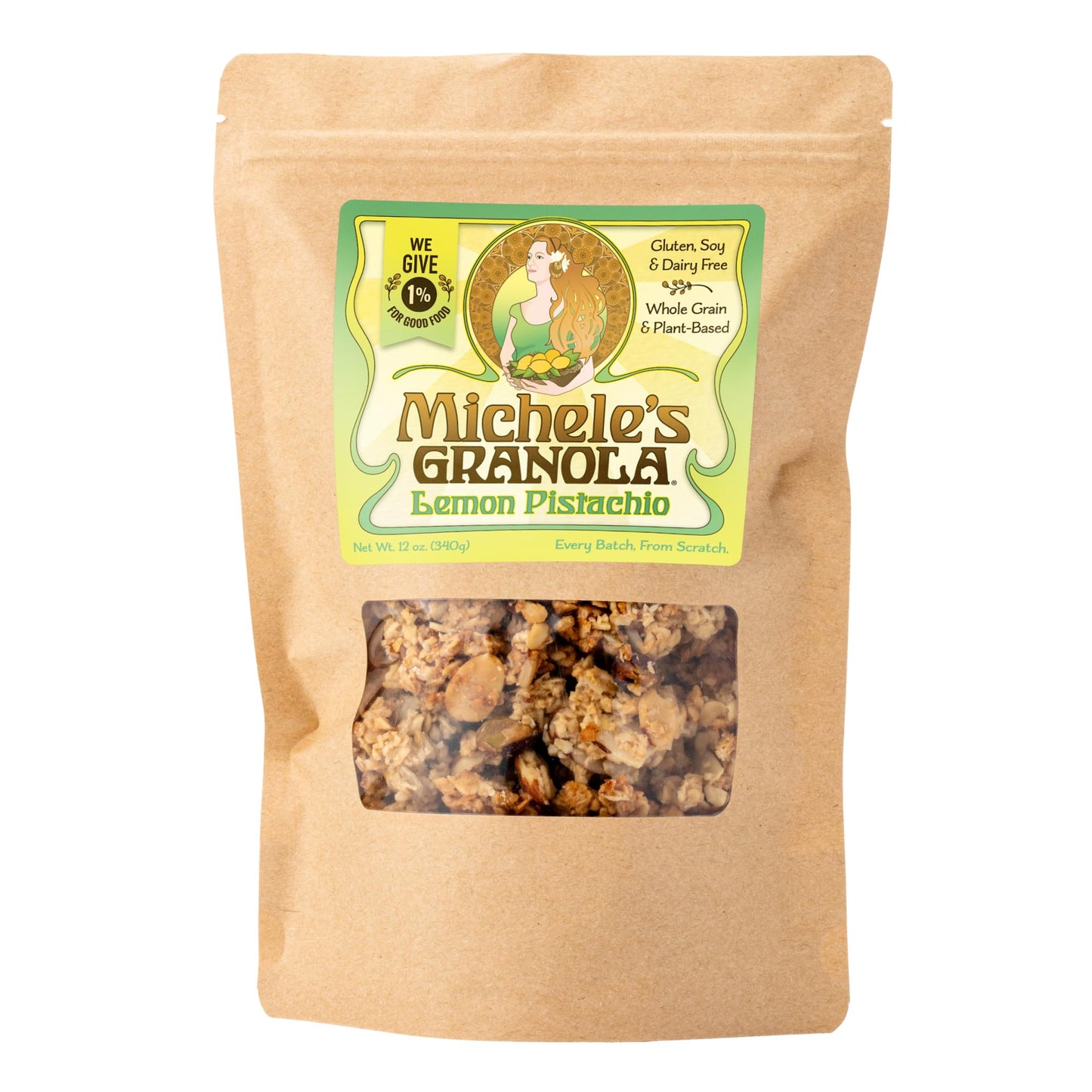 Lemon Pistachio Granola