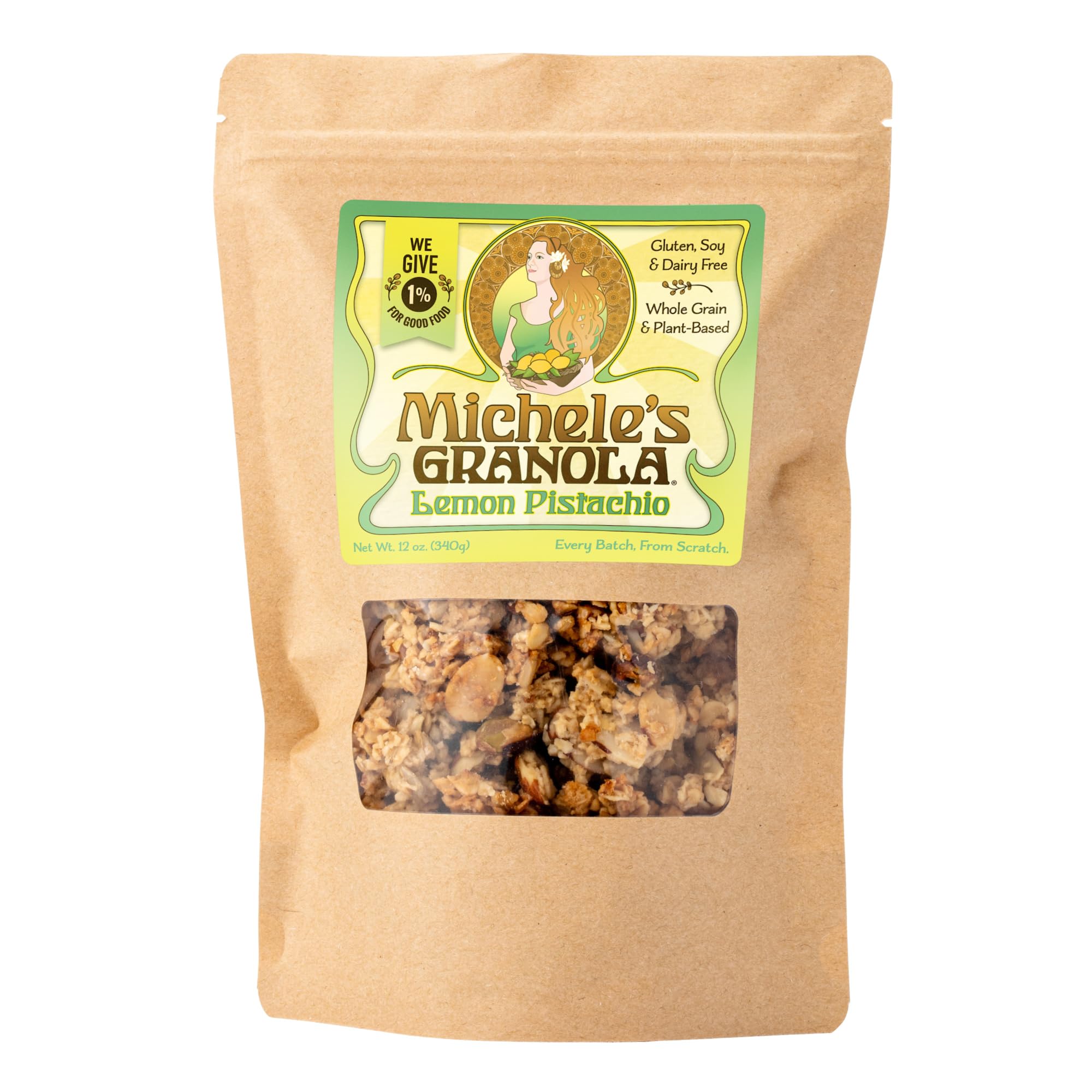 Lemon Pistachio Granola