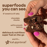 The Bomb Co. Blender Bomb Bar, Cacao Sea Salt, Superfood Snack Bar, Antioxidant Supplement, Almond Butter, Hemp Seeds, Chia Seeds, Flax Seeds, Vegan