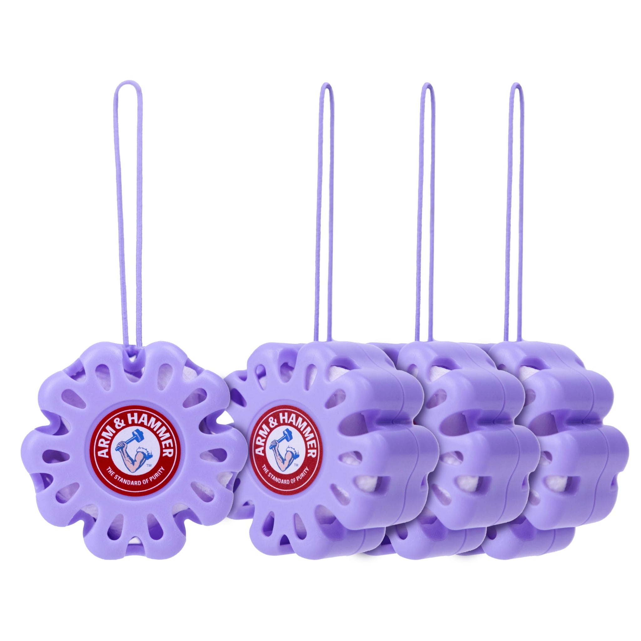 Arm & Hammer OdorBusterz ShapeMATE™, Lavender Flower, 4 Count - Decorative Odor Eliminator for Small Spaces