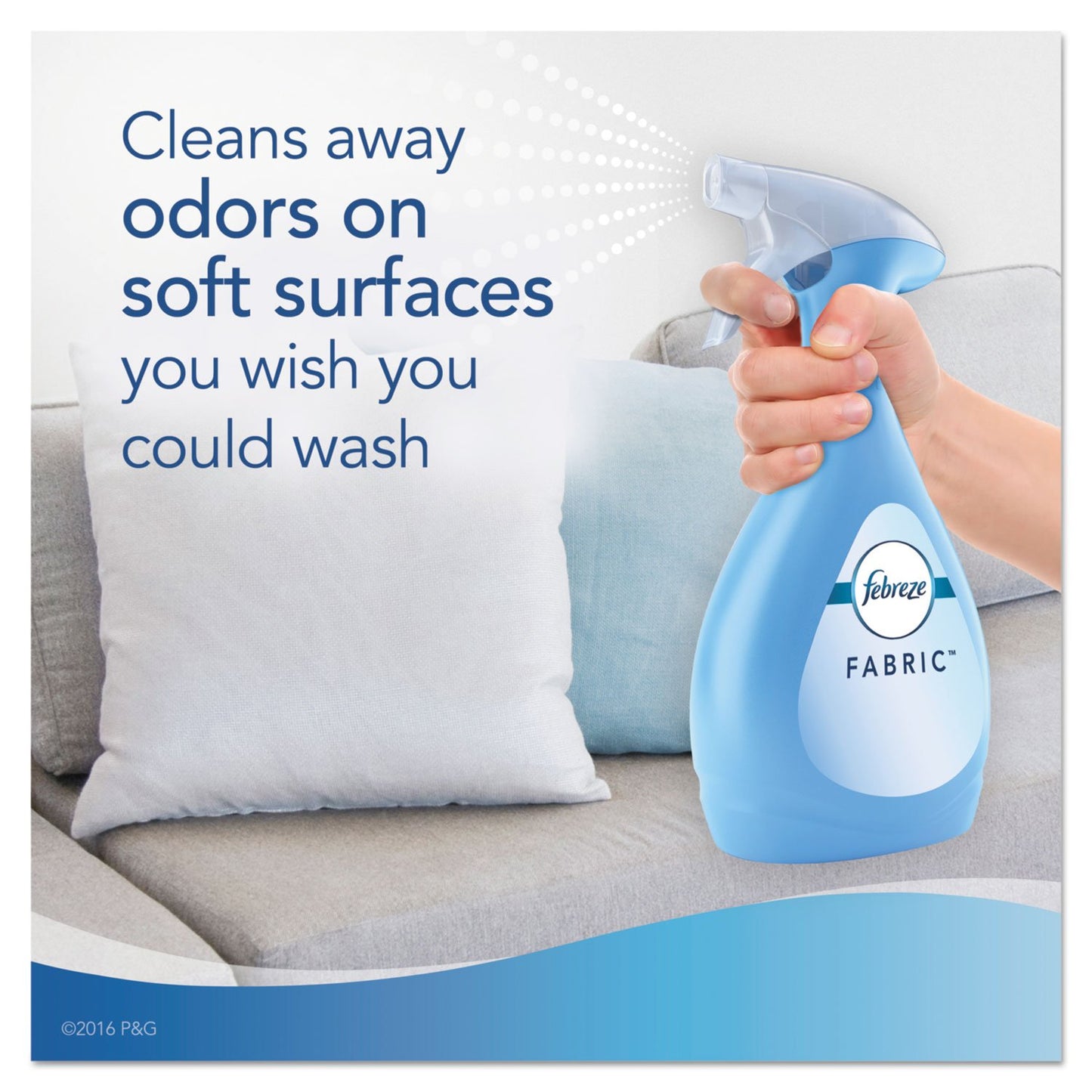 Tide 19760 Spring & Renewal Febreze Air Freshener, Trigger Spray Dispenser, 27 oz, 4-5 Ph