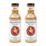 BRIANNAS - Home Style Thousand Island Dressing - Fine Salad Dressing made with Premium Ingredients - Gluten Free and Kosher Salad Dressing - 12 oz