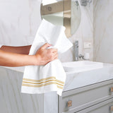Vplus 300 PACK Guest Towels Disposable Bathroom, Decorative Bathroom Napkins Cloth Feel, Soft, and Absorbent Disposable Paper Hand Towel for Dinners