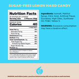 Sugar Free Lemon Drops | 1-Pound Pack | Sugar Free Hard Candy Individually Wrapped | Lemon Candy for Office Bowls, Snacking, and Sharing | Nostalgic