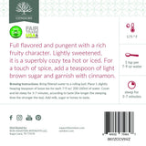 Organic Cranberry Apple Crisp Tea 50 g / 1.75 oz | Certified 100% Organic | Caffeine-Free, Source of Vitamins and Antioxidants| All Natural Luxury