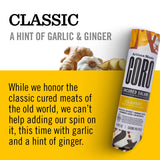 Coro Classic Uncured Artisan Salami Stick - 5oz | Garlic & Ginger