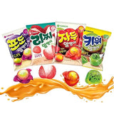 Fruit Peelable Candy - 4D peelable Gummies, 9.46oz Jelly Filled Gummies, Gluten Free Individually Wrapped Korean Snacks, Sweet Crystal Fudge for Party