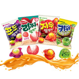 Fruit Peelable Candy - 4D peelable Gummies, 9.46oz Jelly Filled Gummies, Gluten Free Individually Wrapped Korean Snacks, Sweet Crystal Fudge for Party