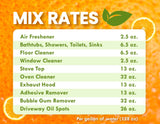 Bluewater Chemgroup Premium Cold Pressed Orange Oil Concentrate- 16 oz (with D-Limonene), Concentrated Cold Pressed Orange Oil Cleaner - All-Purpose