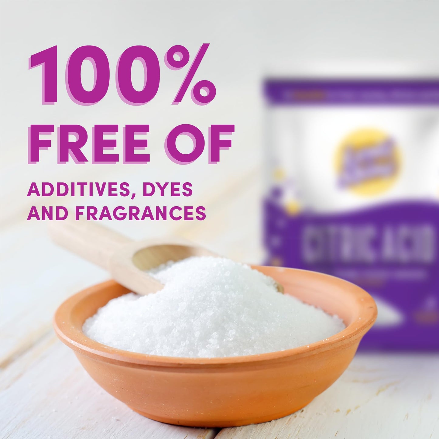 Lemi Shine 100% Citric Acid Powder l Pure Food-Grade Flavor Enhancer & All-Natural Preservative | Fragrance Free Citric Acid for Mini Bath Bombs