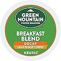Green Mountain Coffee Roasters Keurig Single-Serve K-Cup Pods, Breakfast Blend Decaf Light Roast Coffee, 12 Count (Pack of 1)