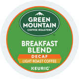 Green Mountain Coffee Roasters Keurig Single-Serve K-Cup Pods, Breakfast Blend Decaf Light Roast Coffee, 12 Count (Pack of 1)