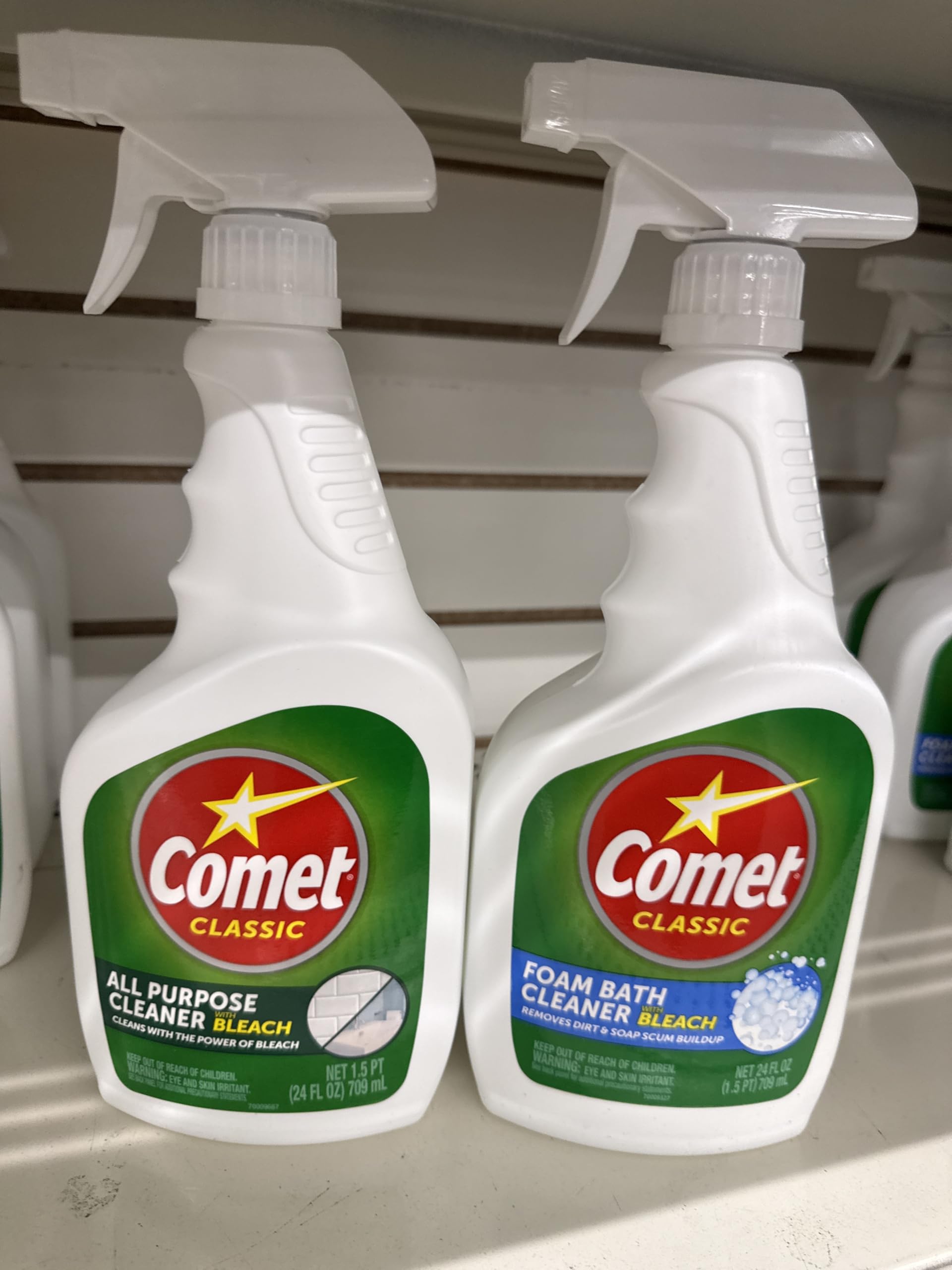 Comet Classic All Purpose Cleaner with Bleach - 24oz Pack of 2