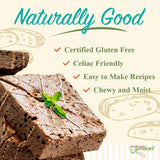 Heartland Gourmet Gluten Free Chocolate Brownie Mix - Chewy and Moist - Certified Gluten Free - All Purpose - Safe for Celiac Diet - Made in Nebraska - Pack of 1