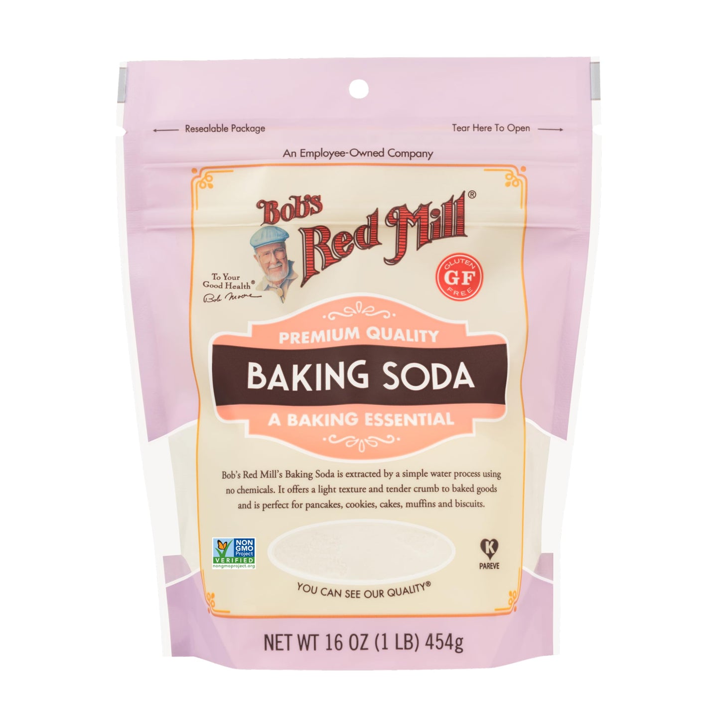 Bob's Red Mill Baking Soda, 16oz (Pack of 1) - Non GMO, Gluten Free, Vegan, Paleo Friendly, Kosher