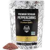 Soeos Premium Sichuan Peppercorns, 4 Ounce (113g), Szechuan Peppercorns, Citrusy & Numbing Flavor, Essential Chinese Spice for Hot Pot, Stir Fry