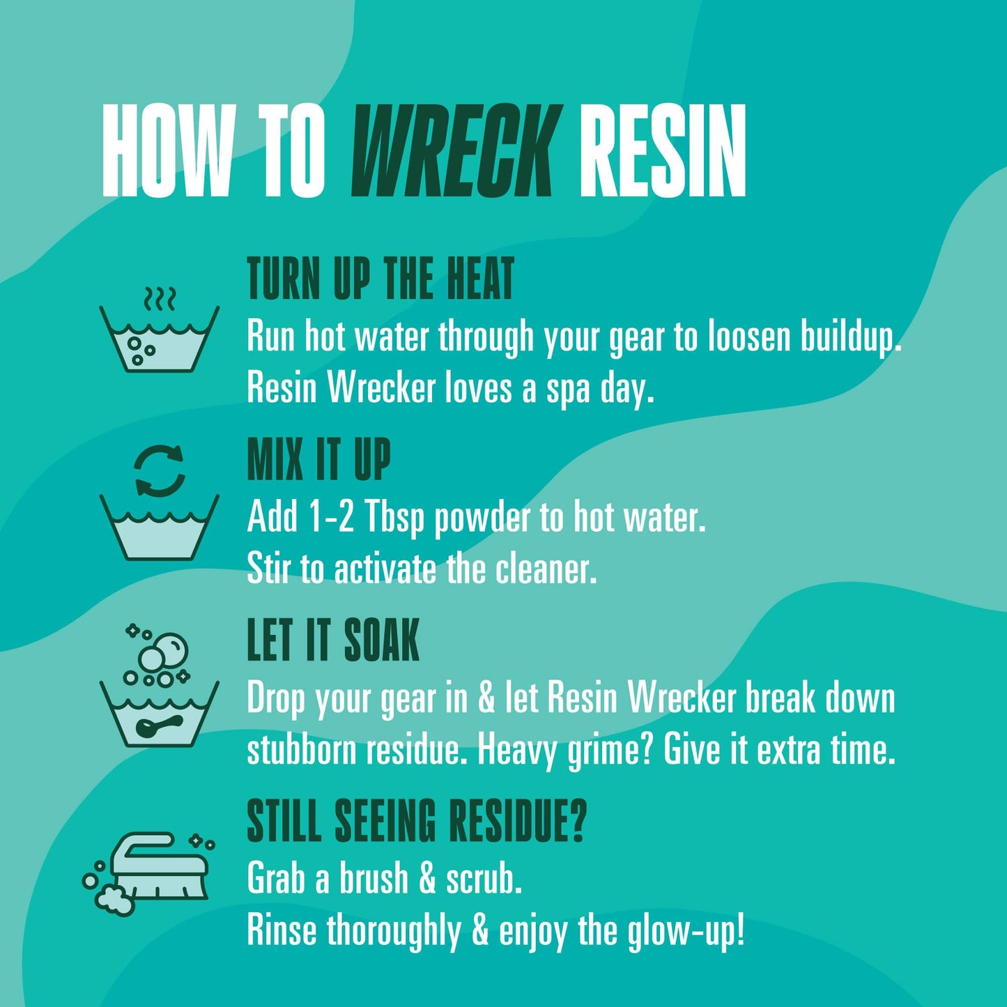 Five Star Resin Wecker Pipe Cleaning Powder, Deep-Clean Formula for Glass & Metal Pipes, Removes Heavy Resin Buildup, 4 oz