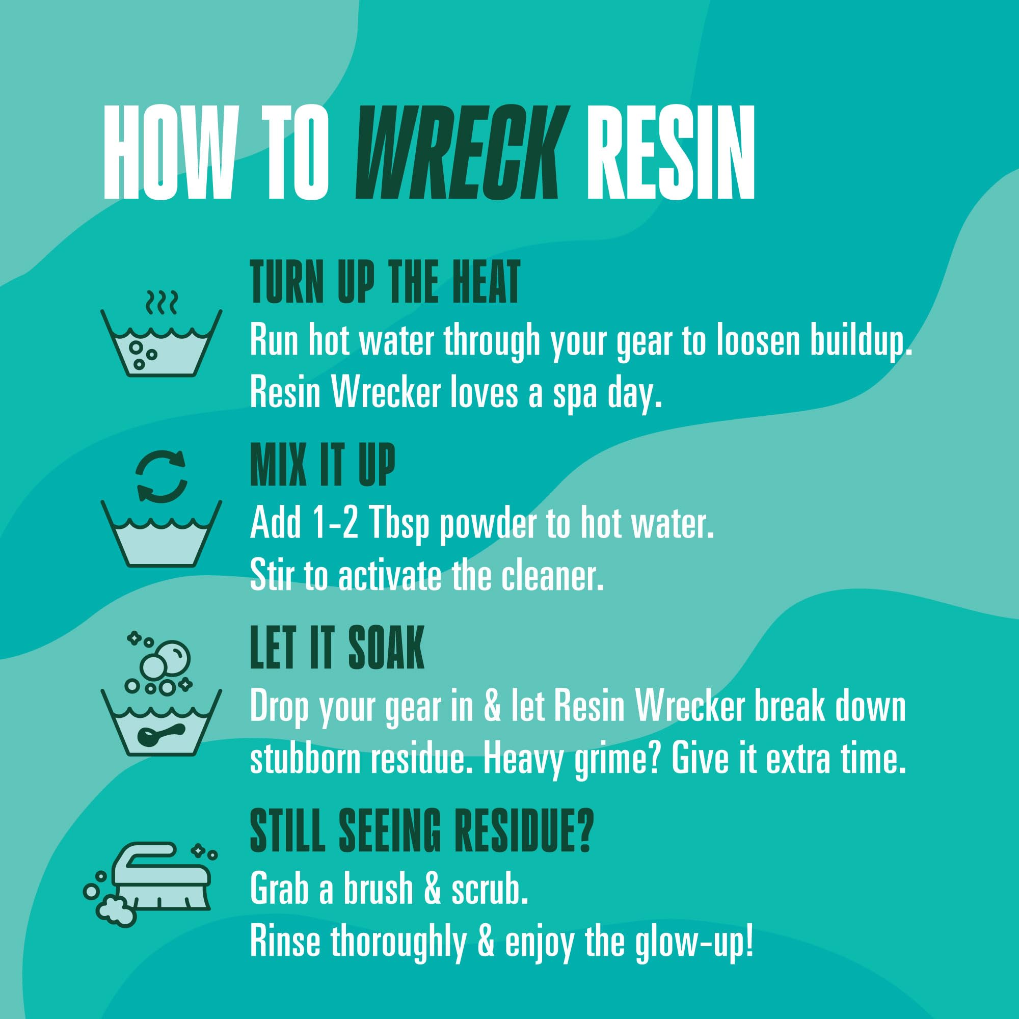 Five Star Resin Wecker Pipe Cleaning Powder, Deep-Clean Formula for Glass & Metal Pipes, Removes Heavy Resin Buildup, 4 oz