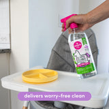 Dapple Baby All Purpose Cleaning Spray, Hypoallergenic for Toys, High Chairs, Swings, Counters, Powered by Plants, 1 Pump Included, Lavender, 30 Fl Oz