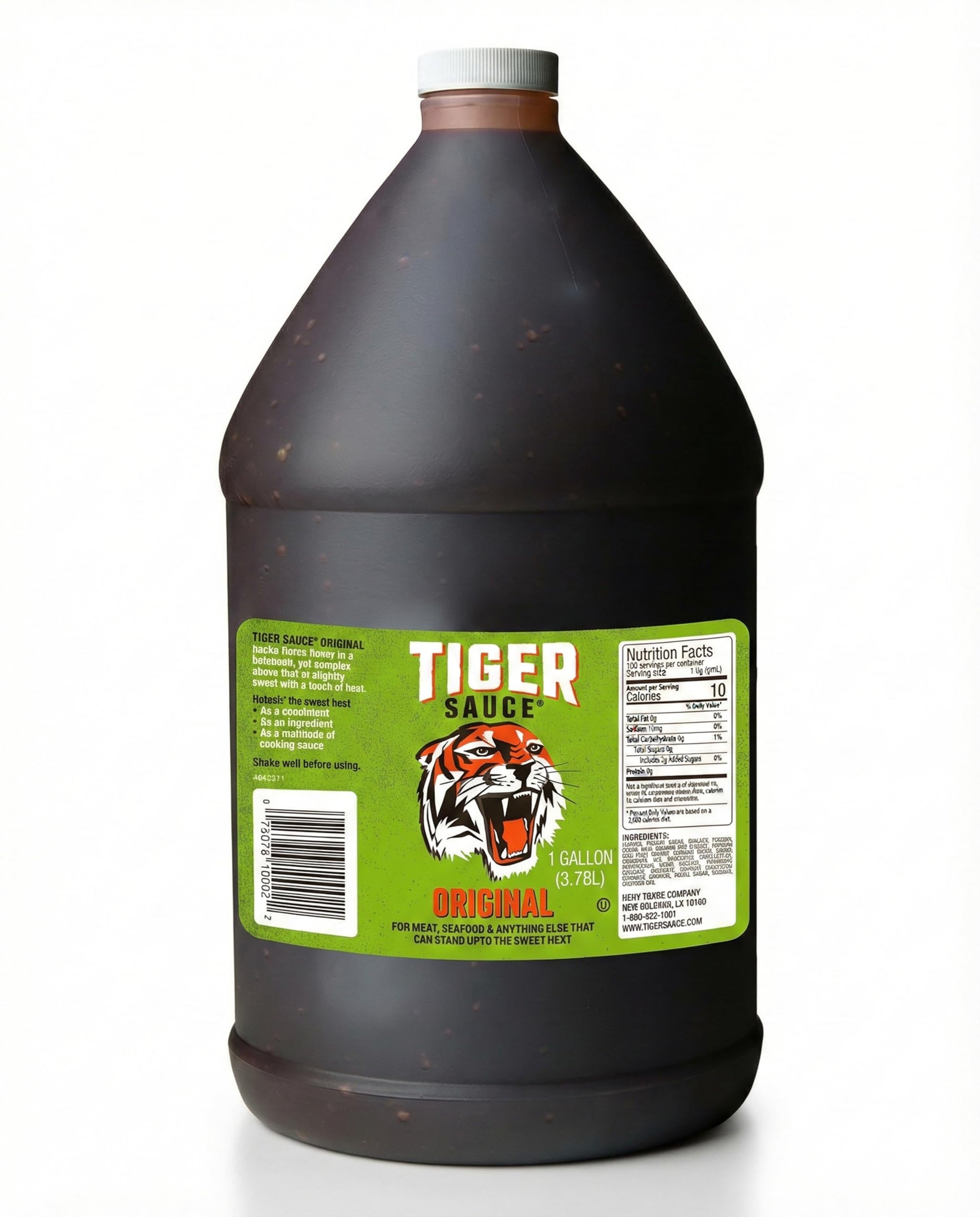 Tiger Sauce Original Hot Sauce, 1 Gallon Jug (Pack of 4)