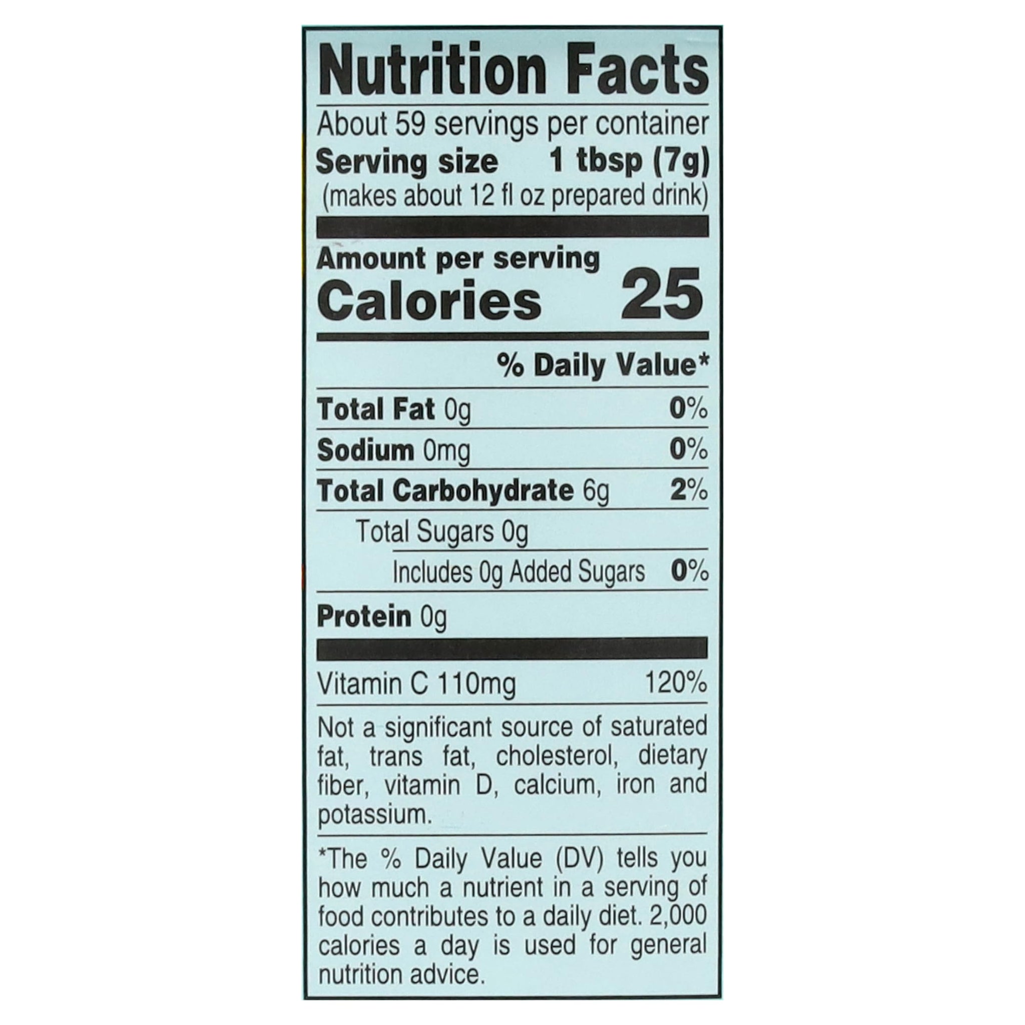 4C Zero Sugar Powdered Drink Mix Cannisters, Zero Sugar Decaffeinated Iced Tea, 22 Quarts, Family Sized Cannister, Low Calorie, Thirst Quenching