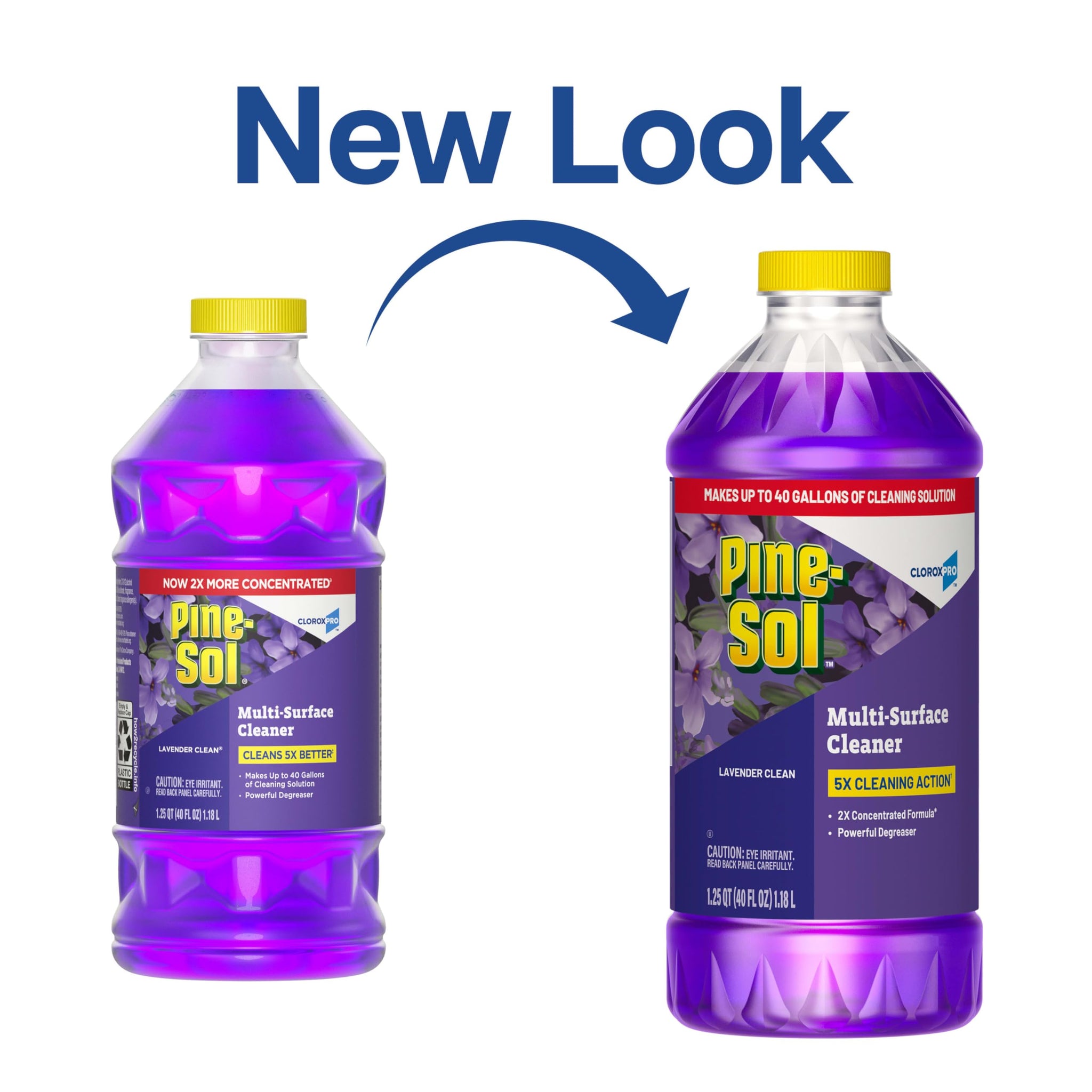 CloroxPro Pine-Sol Multi-Surface Cleaner, All Purpose Cleaner, Lavender Clean, 40 Fluid Ounces (Package May Vary)