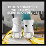 Air Wick Plug-In Scented Oil Refills, 6 Count, Fresh Linen, Air Freshener, Essential Oils