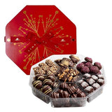 Chocolate Holiday Gift From Brooklyn - Premium Gourmet Chocolates Gift Box Assortment - Ideal Xmas Gifts for Family Friends - Kosher, Dairy Free