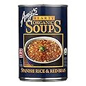 Amy's Organic Hearty Spanish Rice and Red Beans Soup, 14.7 Ounce - 12 per case.