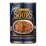 Amy's Organic Hearty Spanish Rice and Red Beans Soup, 14.7 Ounce - 12 per case.