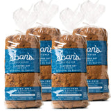 Eban’s Bakehouse Fresh Baked Gluten-Free Flaxseed Oat Bread - 4 Loaves - 100% Natural - Soy, Wheat and Dairy Free, Preservative Free, Non-GMO (26oz