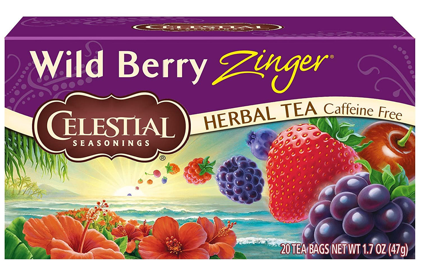 Celestial Seasonings Tea Wild Berry Zinger (Pack of 3)
