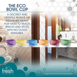 Fresh Products Eco Bowl Clip Air Freshener Versatile Design Toilet Freshener Trash Freshener Chemical Free Natural Oils Discreet Lasts 30 Days Made in