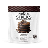 Pride Stacks Pancake & Waffle Mix - Organic Rice & Sweet Potato Blend, Chocolate