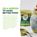 88 Acres Organic Pumpkin Seed Butter, Unsweetened, 14 oz Jar, 2 Pack, Butter Spread with 9g Plant-Based Protein, Gluten Free, Nut Free, Vegan, Non-GMO