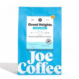 Joe Coffee Company (NYC Roaster), Great Heights Ground Specialty Coffee, 12 oz Bag, Rainforest Alliance Certified, Kosher, Climate Friendly