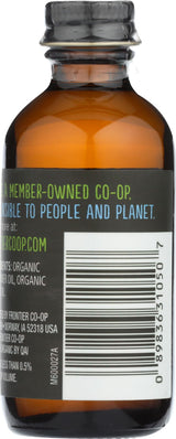 Frontier Co-op Organic Lemon Flavor, 2 Ounce Glass Jar, Tart Citrus Flavor for Desserts, Smoothies, Tea, and More