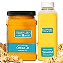 Franklin's Gourmet Popcorn - 19 oz. Butter Flavored Popcorn Seasoning Salt, 30 oz. Butter Flavored Coconut Popcorn Oil - Authentic Movie Theater Taste